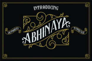 Abhinaya Font: Vintage Aesthetic for Web Design