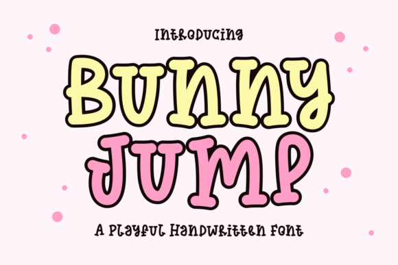 Bunny Jump Font: Whimsical Design
