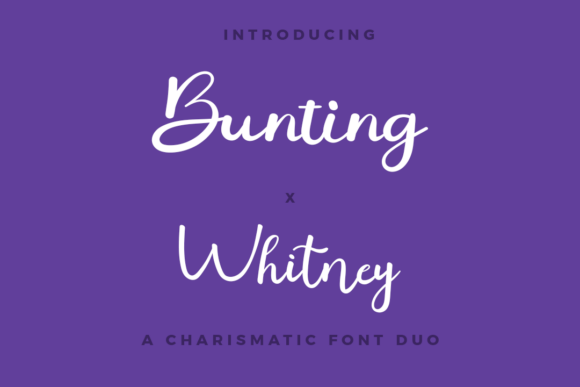 Bunting X Whitney: A Font That Speaks
