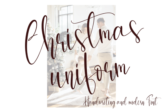 Christmas Uniform Font Review