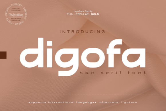 Digofa: A Modern Sans Serif Font