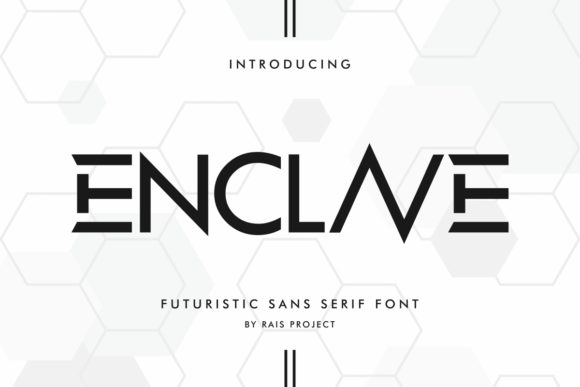 Enclave: A Futuristic Font for Modern Design