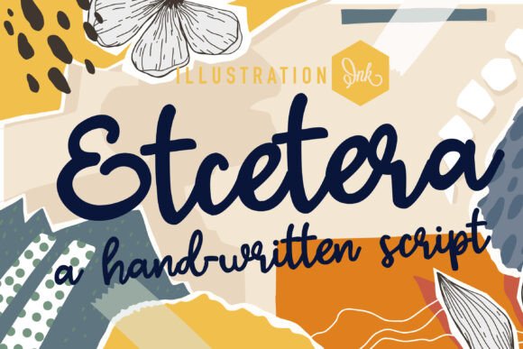 Etcetera: A Handwritten Script Font