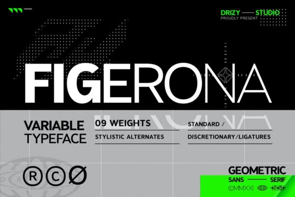Figerona: A Modern Typeface