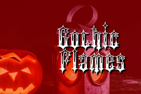 Gothic Flames: A Bold Type for Creative Projects