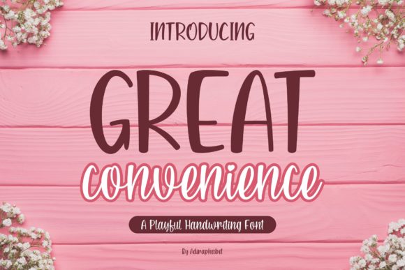 Great Convenience Font for Web Design