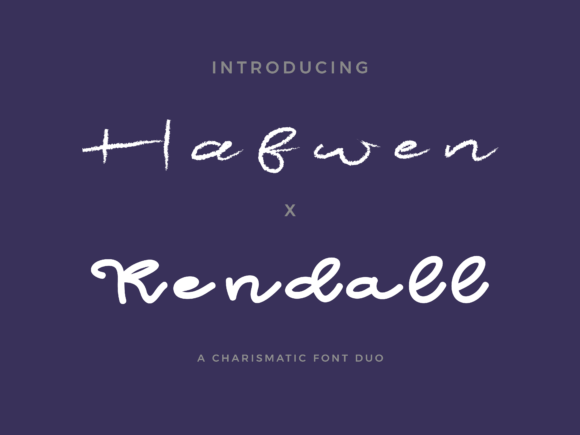 Hafwen X Kendall Duo Font