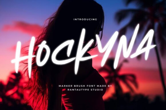 Hockyna: A Font for Joyful Campaigns