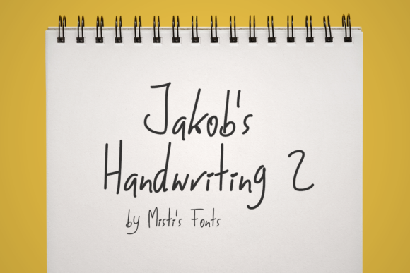 Jakob's Handwriting 2: A Stylish Script Font