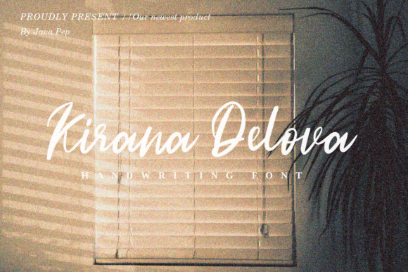 Kirana Delova: A Handwritten Font for Web Design