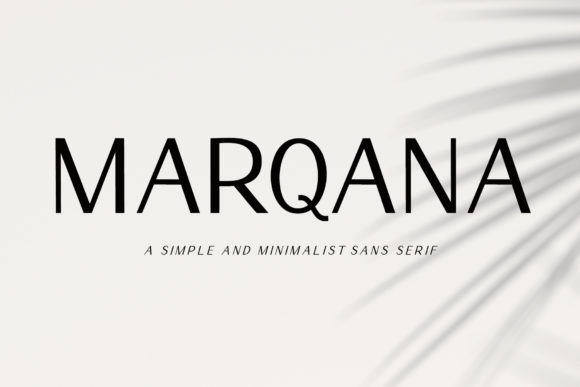 Marqana: A Modern Font for Creative Makers