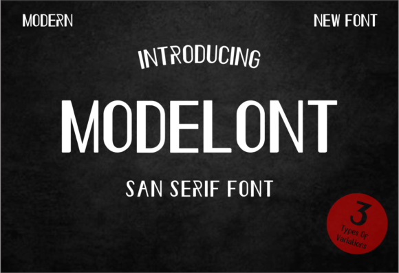 Modelont: A Modern Font for Web Design