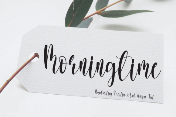 Morning Time Font for Creative Projects