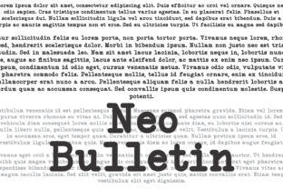 Neo Bulletin Family: A Serif Font for Editorial Design