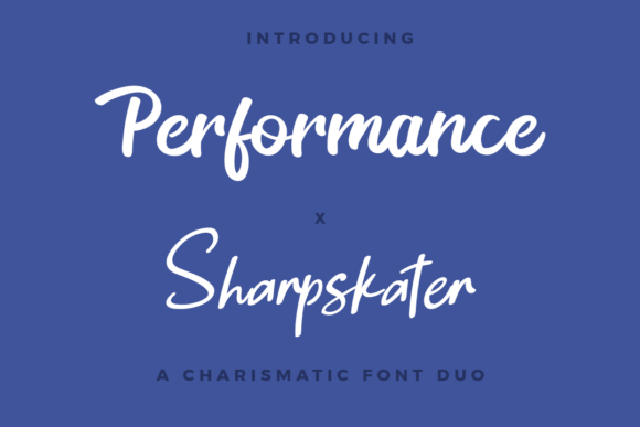 Performance X Sharpskater Duo Font
