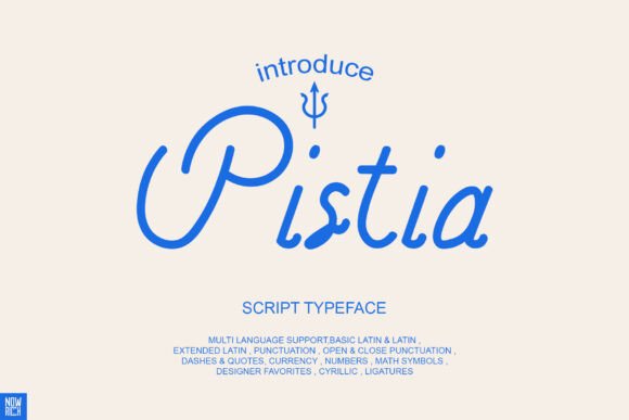 Pistia: A Script Typeface for Web Design