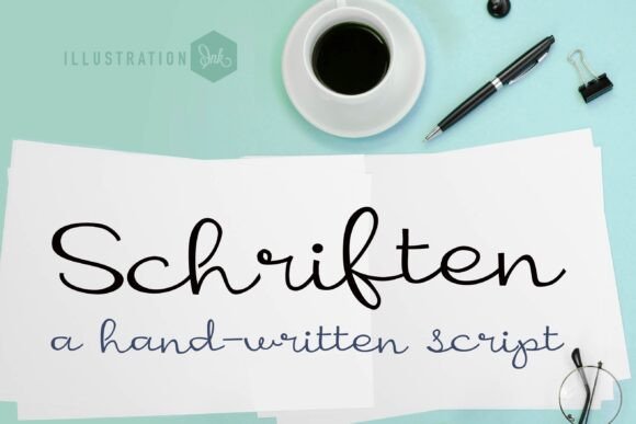 Schriften: A Handwritten Font for Editorial Design