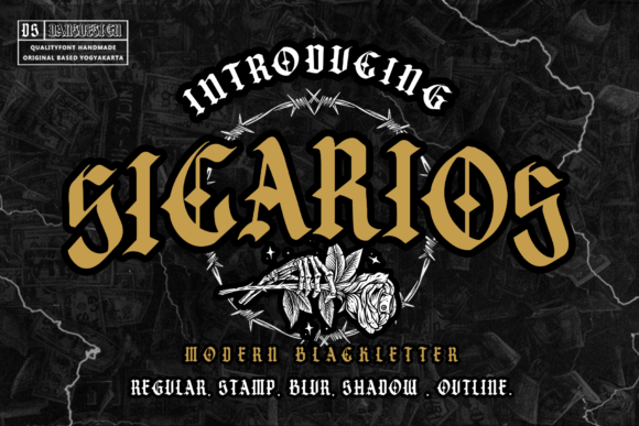 Sicarios: A Bold Typeface for Editorial Design