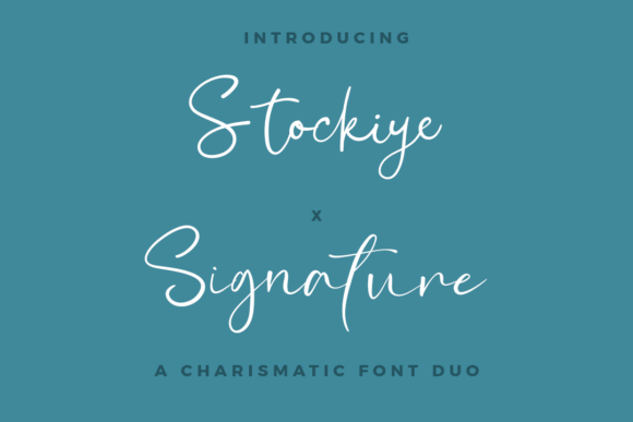 Stockiye X Signature Duo Font