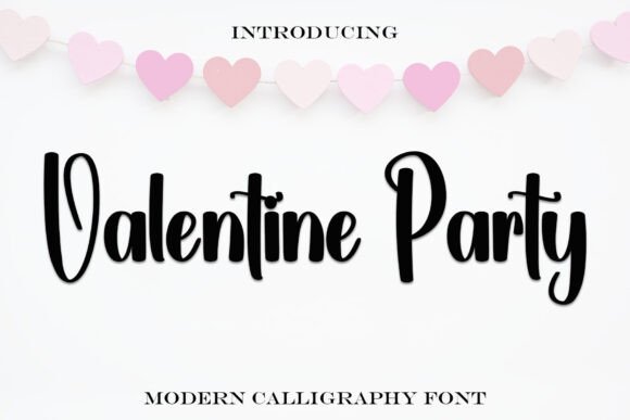 Valentine Party Font for Business