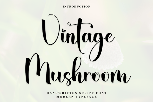 Vintage Mushroom Font Review