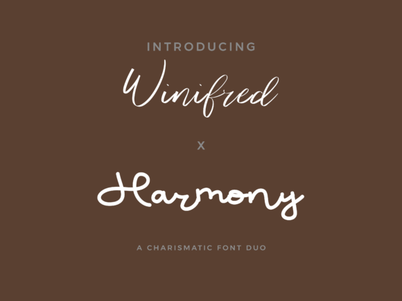 Winifred X Harmony Duo Font