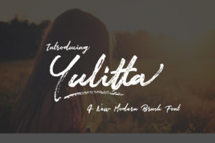 Yulitta: A Script Font for Editorial Design